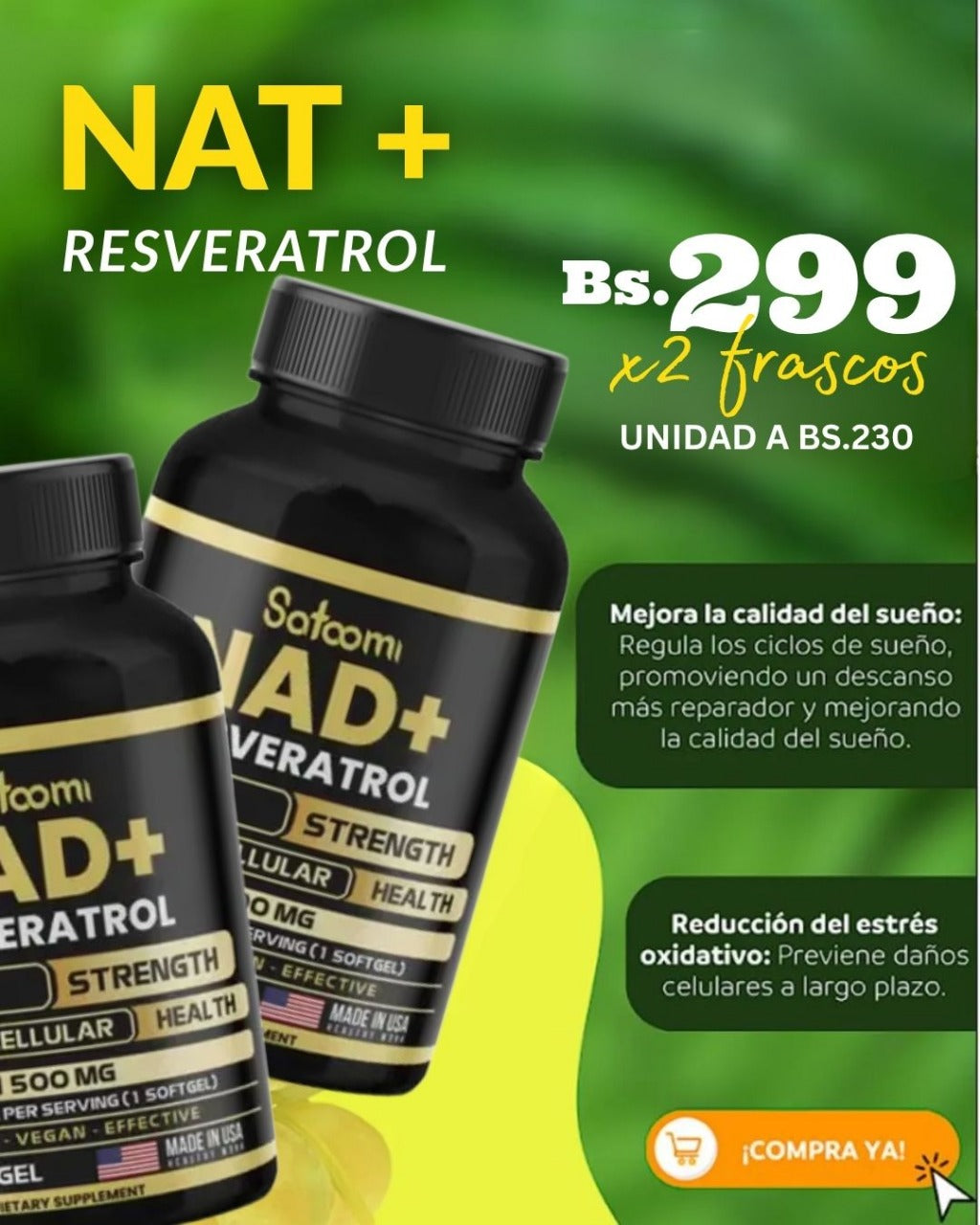 NAD + RESVERATROL 1500mg