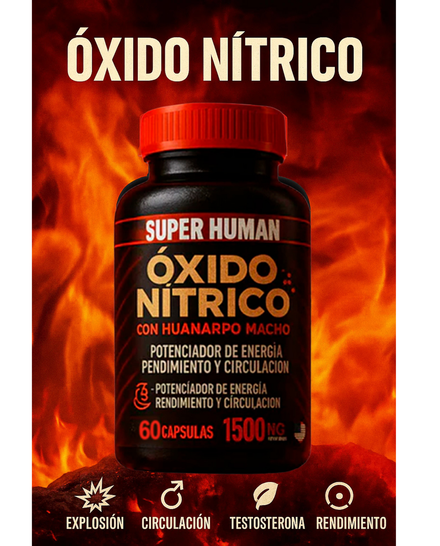 PROMO 4 frascos de Oxido Nitrico + gratis 2 frascos de Mil Nochez 🎁