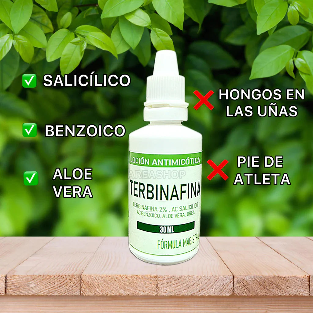 terbinafina loción antimicótica