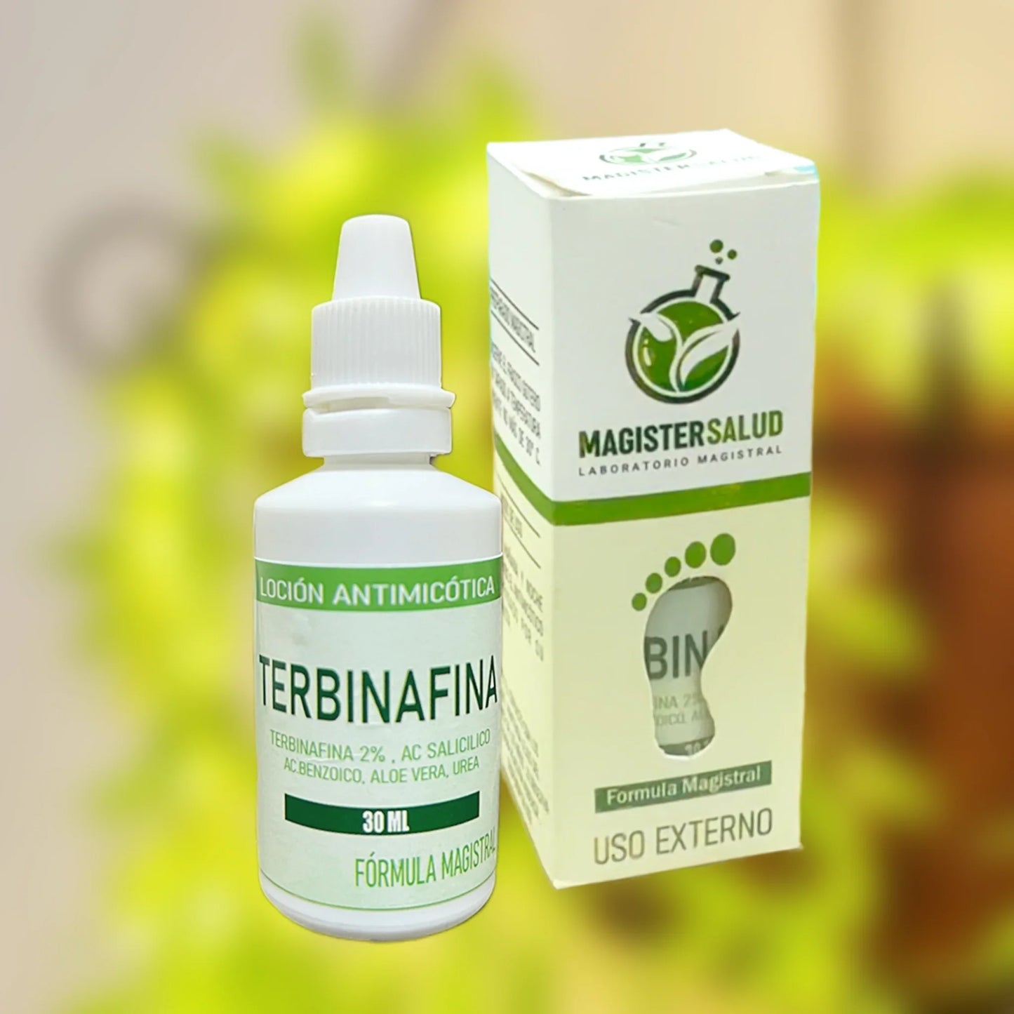 terbinafina loción antimicótica