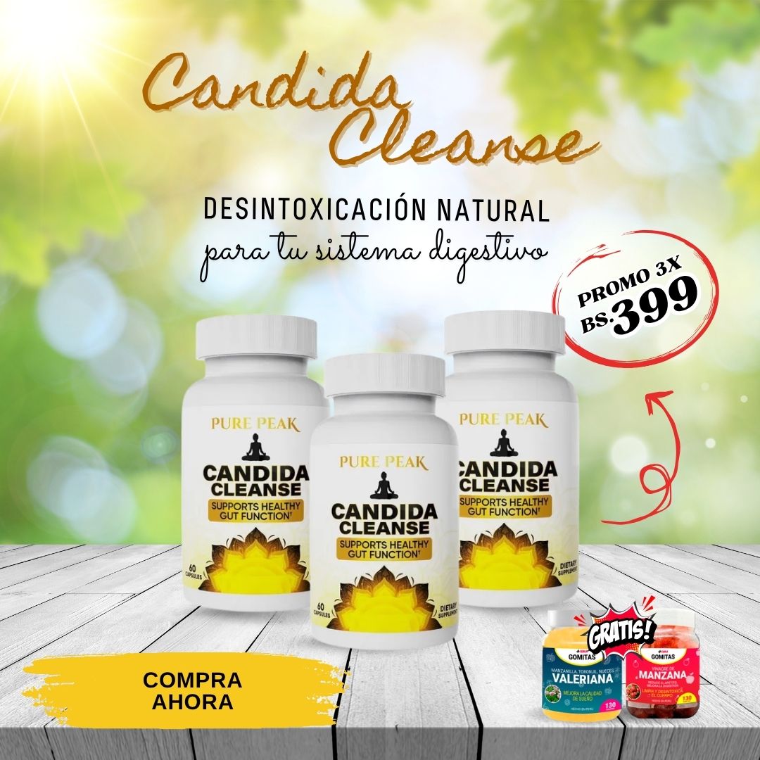 CÁNDIDA CLEANSE Suplemento natural para una digestión saludable